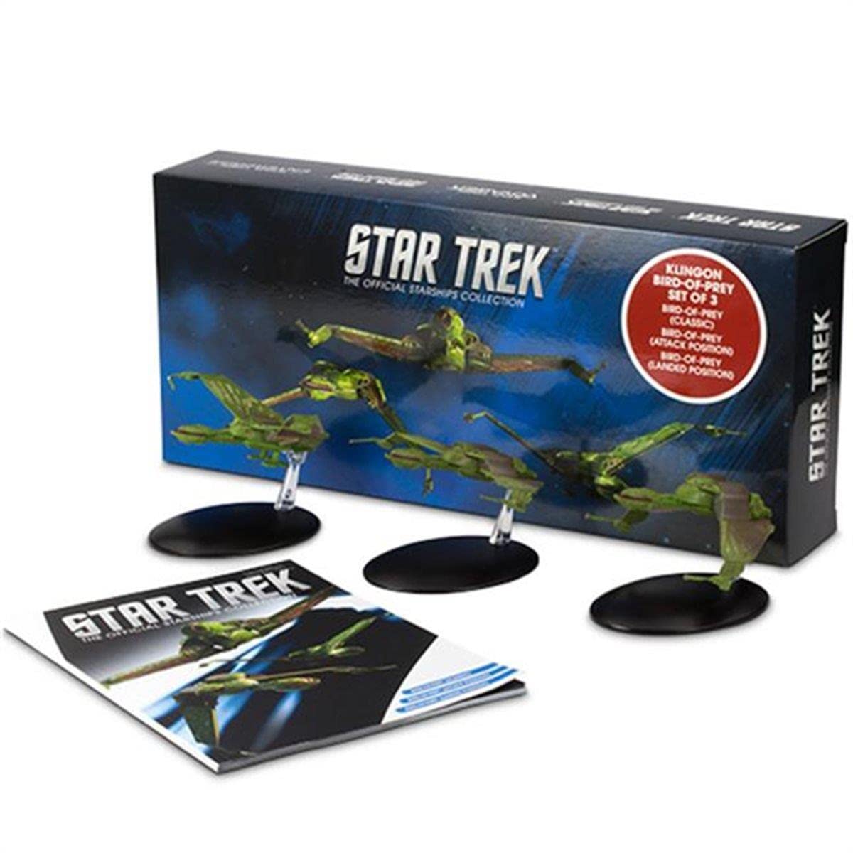 Amazon.com: Eaglemoss Hero Collector - Klingon Bird-Of-Prey Set: 3